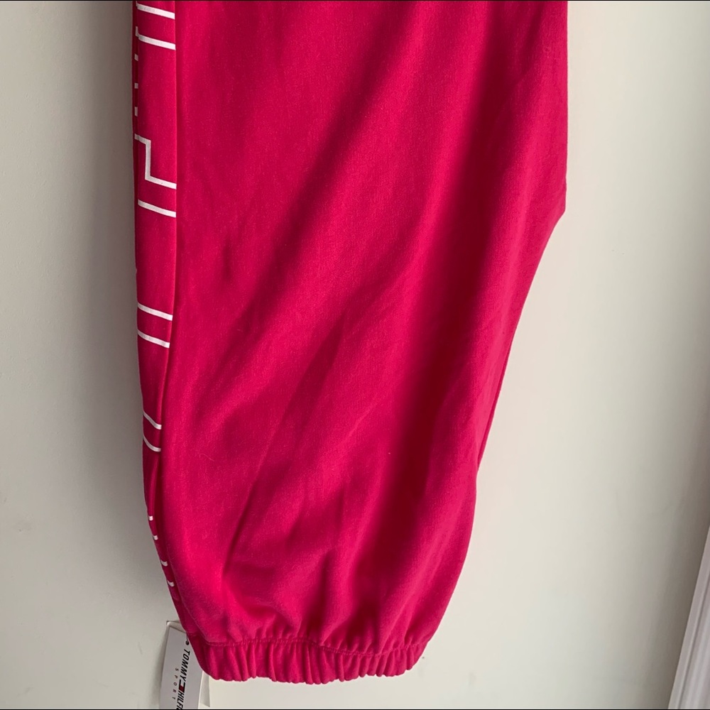 SOLD! Tommy Hilfiger Sport Hot Pink Boyfriend Sweatpants in Size Large - Picture 6 of 14